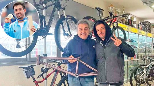 El bicicletero que construyó la bici con la que el Maligno ganó el oro